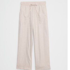 Banana Republic Straight Linen-Blend Pull On Pant